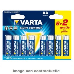 copy of Varta LR03 AAA 6+2